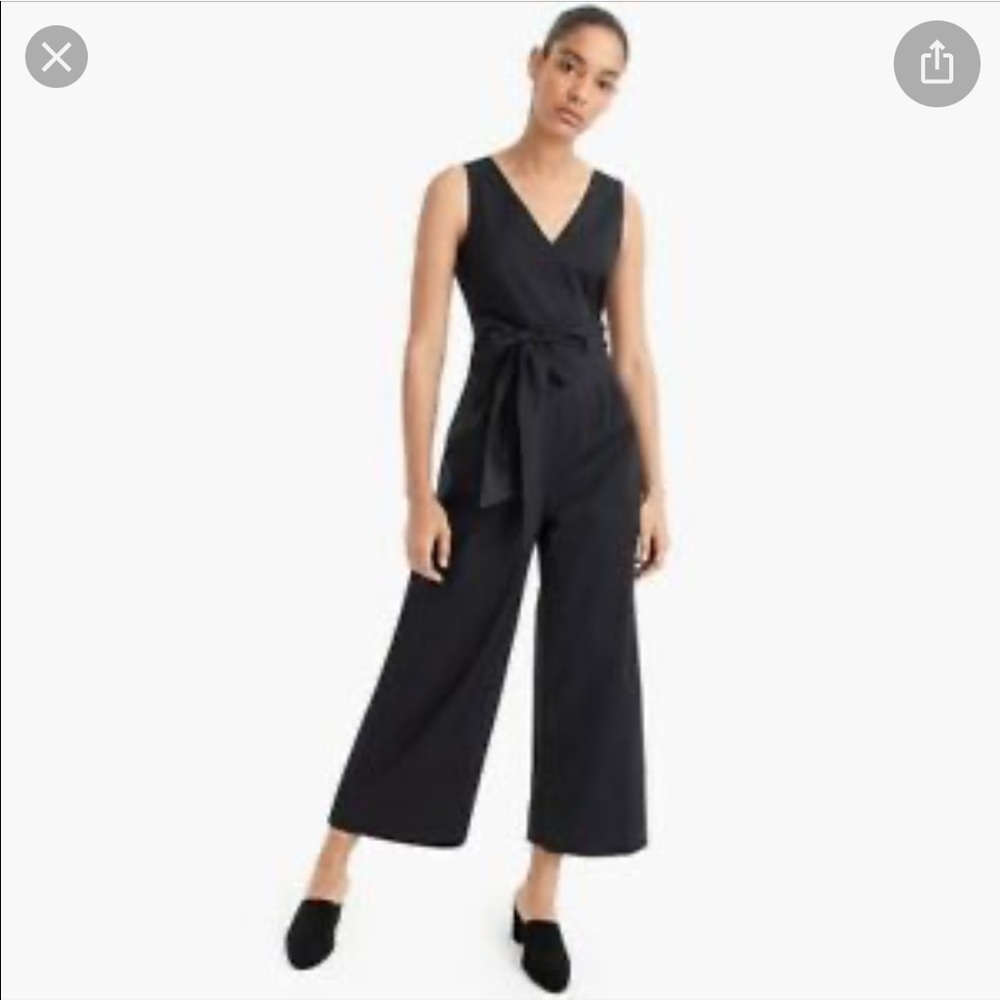 J. Crew Poplin Stretch Jumpsuit